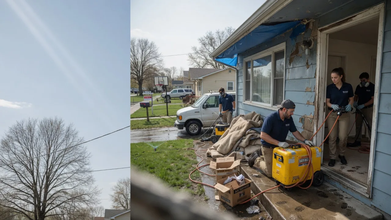 Basement Flood Cleanup in Marietta, TX near me